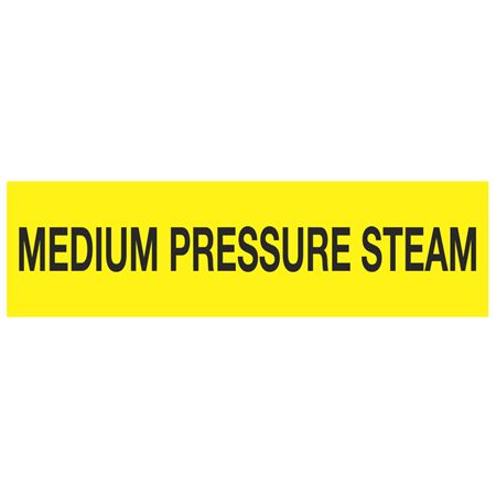 ANSI Pipe Marker - Medium Pressure Steam - PK/10